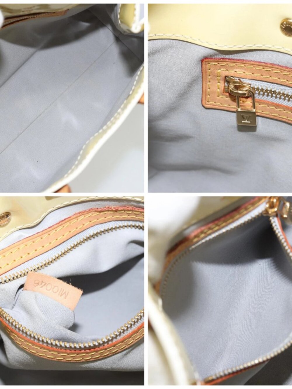 LOUIS VUITTON Monogram Vernis Reade PM Hand Bag Gris M91145 LV Auth ep13110 - Picture 15 of 16